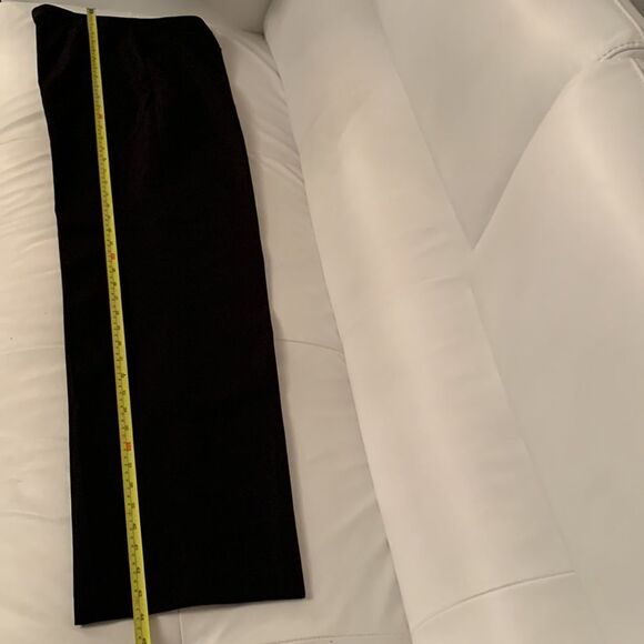 BCBG Rayon Blend Straight Leg Lightweight Black Pants Size 14 - Picture 4 of 13